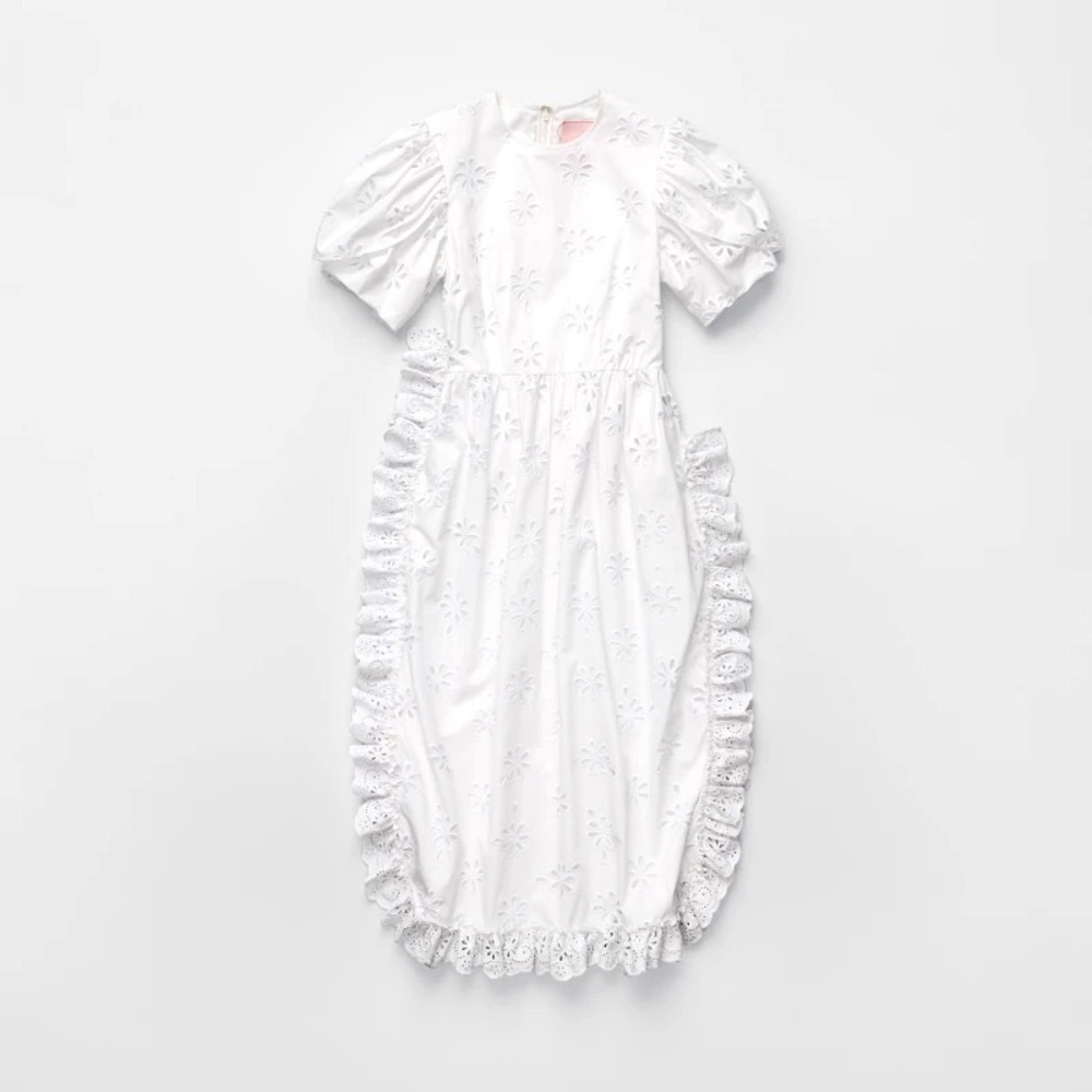 Simone Rocha x H&M Eyelet Embroidery Dress, S